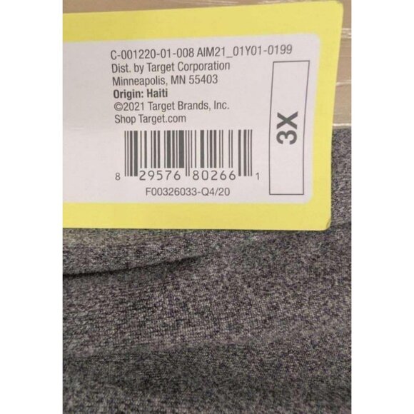 All In Motion Women's Plus Size Simplicity Mid-Rise 7/8 Leggings 27" 3X - Picture 9 of 9